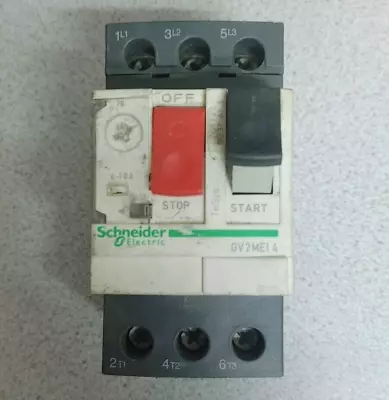 Buy Schneider Electric Starter Gv2-me14 6-10a Wow!! • 9.99$