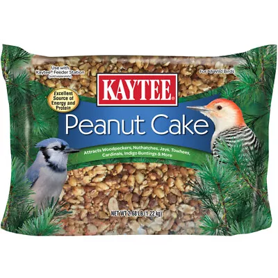 Buy Kaytee 100538352 Dextrose/Gelatin/Glycerin/Honey Shelled Peanut Cake 2.68 Lbs. • 19.87$