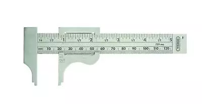 Buy Slide Caliper #729ME, MM And 16th Graduation, 0 To 4-Inch (0 To 102mm) Range,... • 24.92$
