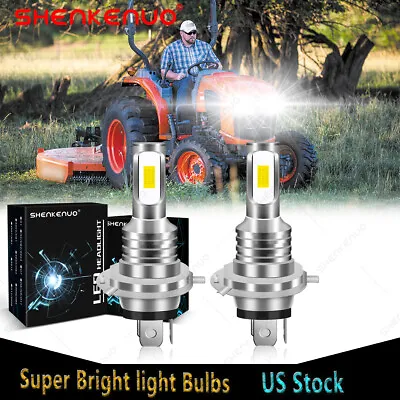 Buy 2 Bright LED Light Bulbs For Kubota L3560 L4060 L4760 L5060 L6060 M100 Headlight • 17.49$