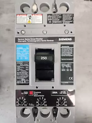 Buy Siemens FXD63B250 250A Circuit Breaker - Gray • 475$