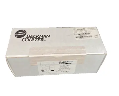 Buy Beckman Coulter Centrifuge Rotor Adapter Holds 4 Tubes 136 Mm 2 Adapters • 195$