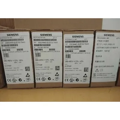 Buy New Siemens 6SE6440-2UD13-7AA1 MICROMASTER440 Without Filter 6SE6 440-2UD13-7AA1 • 408.94$