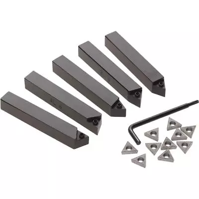 Buy Grizzly H7535 Mini Turning Tool Set W/ Inserts • 135.95$