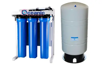 Buy Commercial Grade Reverse Osmosis Water System 800 GPD +Booster Pump +20 Gal Tank • 1,449.99$