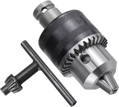 Buy 1/2-20UNF Mount 1.5-13Mm Capacity Key Drill Chuck For Air Impact Wrench Converte • 26.99$