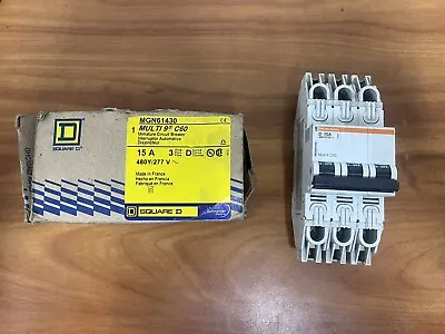 Buy Schneider Electric MGN61430 Breakers, 15 Amp 3 Pole 480/277 VAC, NEW! • 50$