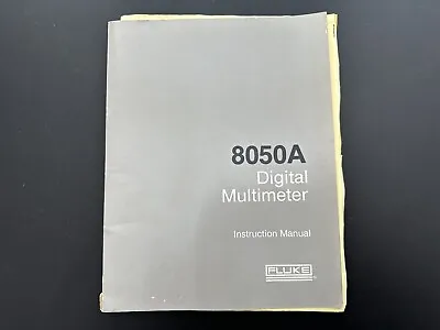 Buy Fluke 8050A Digital Multimeter Instruction Manual • 19.56$