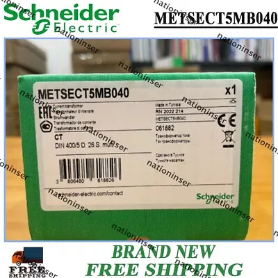 Buy SCHNEIDER ELECTRIC Current Transformer  METSECT5MB040 NEW IN BOX FREE SHIPPING • 119.50$