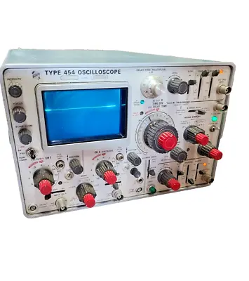 Buy Tektronix Type 454 Oscilloscope W/case, Instructions, Accessories. VG Condition • 275$