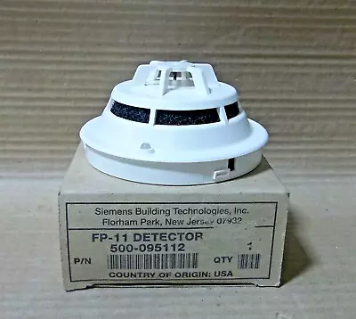Buy Siemens Fp-11 Smoke Detector Head 500-095112 Fire Alarm Fp11 500095112 • 27$