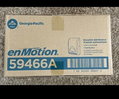 Buy NEW Georgia Pacific EnMotion 8  Automated Roll Towel Dispenser 59466A Sealed • 75$