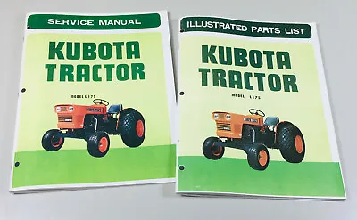 Buy Kubota L175 Tractor Service Repair Manual Parts Catalog Shop Set Workshop • 32.97$