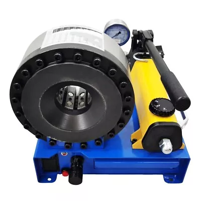 Buy Hose Crimper Hydraulic Pipe Clamping Machine High Pressure Manual With 7 Set Die • 1,140$