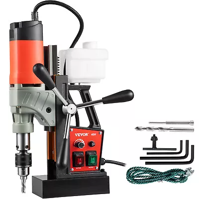 Buy VEVOR Mag Drill Press Electric Magnetic Drill 1200W 1.57  Magnetic Base Drill • 200.99$