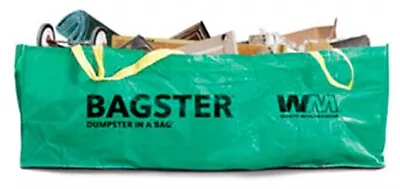 Buy BAGSTER 3CUYD Dumpster In A Bag Holds Up To 3,300 Lb, Green • 42.33$