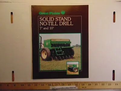 Buy Vintage Great Plains Solid Stand No-Till Drill 7 & 10 Sales Brochure • 14.99$