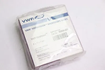 Buy (72-Pk) VWR VistaVision Microscope Slide Plain 3  X 1  X 1mm 16004-420 • 18.78$