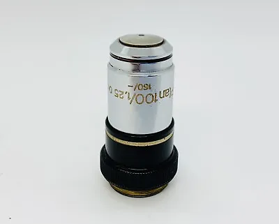 Buy Zeiss Plan 100X/1.25 Oil Microscope Objective Lens 160mm • 45$