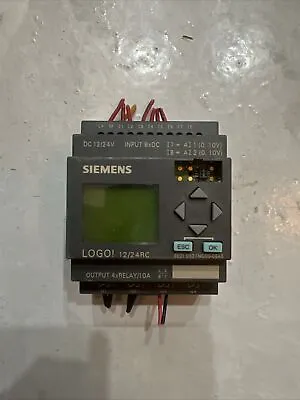 Buy 6ed1052-1md00-0ba5  Siemens  Logo! 12/24rc,logic Mod Displ. Pu/i/o • 120$