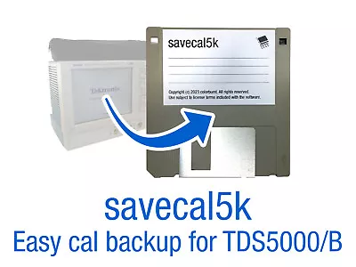 Buy Savecal5k Calibration Backup Disk For Tektronix TDS5000 /B Oscilloscopes • 39.99$