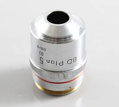 Buy Nikon BD Plan 5x 0.10 Microscope Objective 210 Optiphot Epiphot • 29.99$