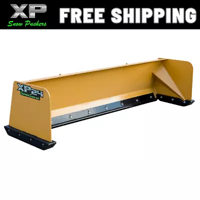 Buy 8' XP24 CAT YELLOW TURF PUSHER- Skid Steer Loader- FREE SHIPPING • 2,300$