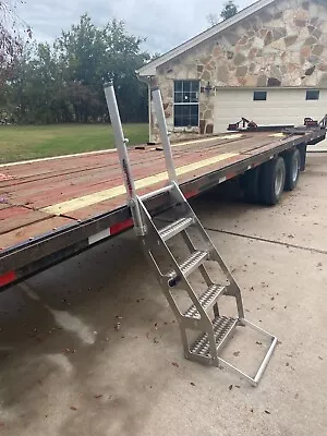 Buy Trailer Ladder Side Mount Aluminum For Flat Beds  - IAS • 350$