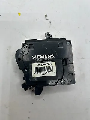 Buy SIEMENS QA120AFCN Arc Fault Breaker-Chipped Switch Lever End, 20A, AFAD9533 • 29.75$