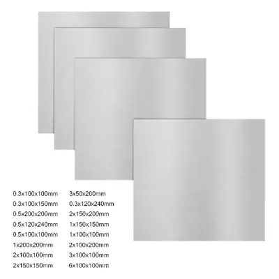 Buy 1pcs Of Aluminum Plate  Aluminum Plate DIY Material Cutting Frame Plate 0.3-10mm • 24.47$