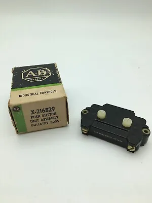 Buy Allen-Bradley X-216829 Push Button Unit Assembly Standard Duty 600 Volt AC • 30$