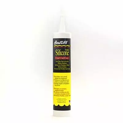 Buy Boat Life Sealant Silicone Rubber Cartridge, Clear • 19.99$
