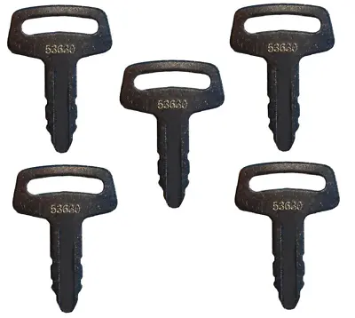 Buy 5 Kubota Mini Excavator Ignition Keys Fits R420 R520 K008 & Kx41 #RC101-53630  • 11.79$