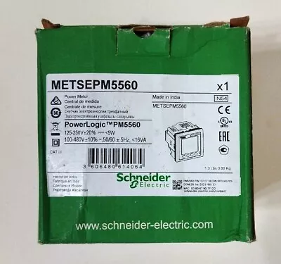 Buy SCHNEIDER ELECTRIC METSEPM5560 Intermediate Power Meter Pm5000 Series • 599$