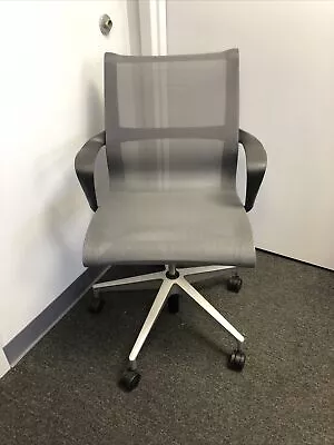 Buy Herman Miller Setu Grey Office Desk Mesh Chair (2017) • 300$