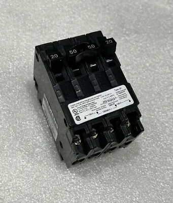 Buy Q22050ct Siemens Quad 2 Pole 20/50 Amp 120/240 Volt Circuit Breaker New • 39.95$