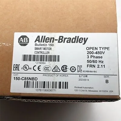Buy Allen Bradley 150-C85NBD Brand New SMC-3 Smart Motor Controller Soft Starters • 1,765.50$