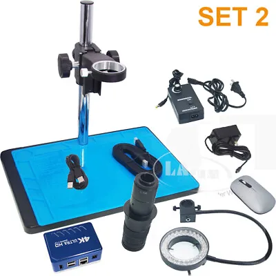 Buy Wide-Field 4K 60FPS IMX334 HDMI USB GE LAN Industry Camera Microscope Flex Light • 449$
