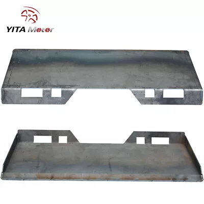 Buy 3/8  1/4 / 5/16  1/2   Quick Attach Mount Plate Skid Steer Loader Bucket Plate • 162.99$
