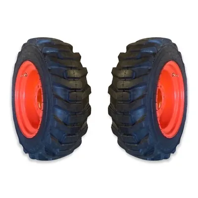 Buy Pair Of 2 NEW 27X8.50-15 6 Lug Tires & Rims For Kubota Tractor & More-27-8.50-15 • 650$