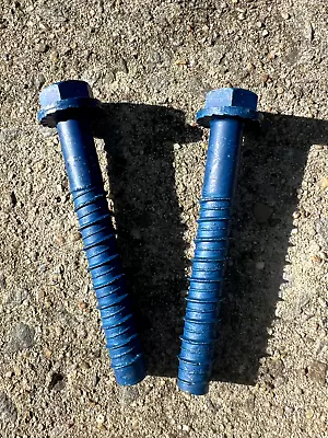Buy Tapcon Concrete Blue Screws 1/2 X 4 Extra Large Heavy Duty Hex Bolt • 9.95$