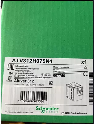 Buy Schneider ATV312H075N4 In Box Free Ship Schneider Telemecanique Motor Inverter • 350$