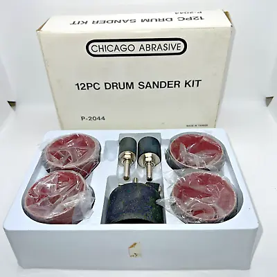 Buy New Vintage Chicago Abrasive 12 Piece Drum Sander Kit P-2044 • 3.19$