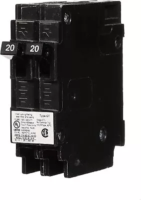 Buy Siemens Q2020 Two 20-Amp Single Pole 120-Volt Circuit Breakers, For Use Only Whe • 21.99$