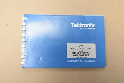 Buy Tektronix 475 Oscilloscope Instruction Manual • 18$