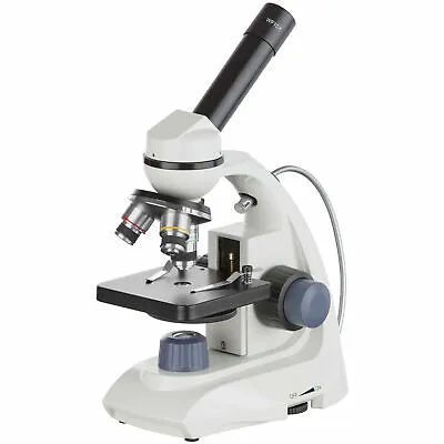 Buy AmScope 40X-1000X Portable Compound Microscope Dual Top/Bottom LED Solid-metal • 56.99$