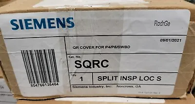 Buy SIEMENS SQRC (BRAND NEW) QR Cover For P4 And P5 Switchboards • 140$