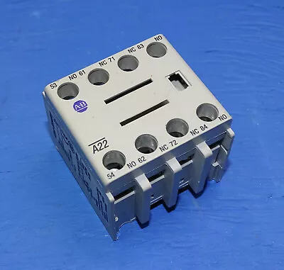 Buy Allen Bradley 100-F, Auxiliary Contactor Block, A22, Series A, Series B • 40$