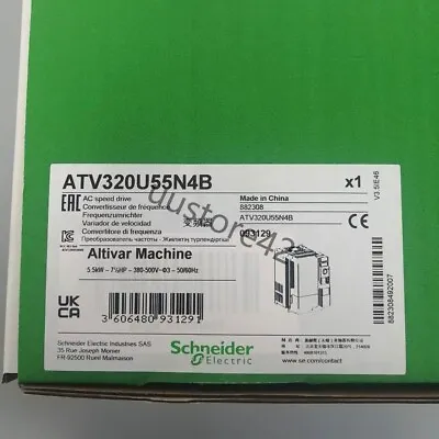 Buy Brand New Schneider Inverter ATV320U55N4B Factory Sealed In Box Free Shipping • 797.62$