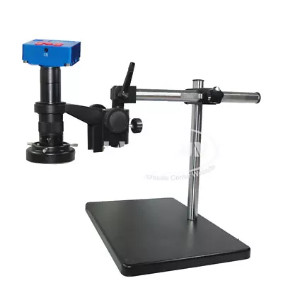 Buy 2K 1080P 60FPS 48MP HDMI USB C-Mount Industry Camera Microscope + Stand + Light • 110.90$